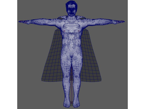Superman Character Modèle 3D