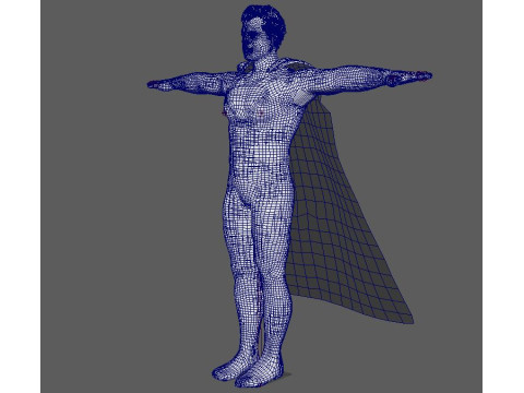 Superman Character Modèle 3D