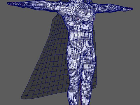 Superman Character Modèle 3D