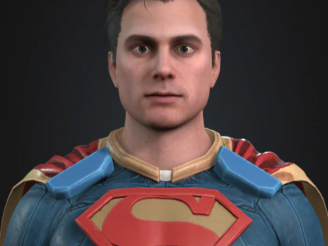 Superman Character 3D Model