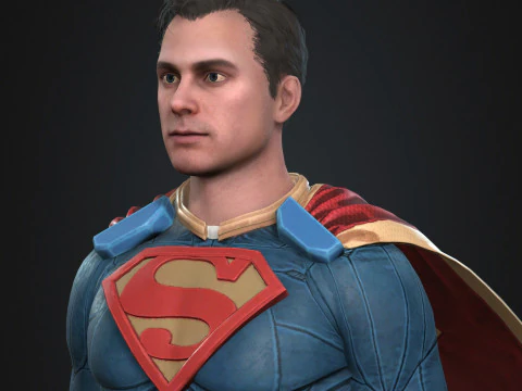 Superman Character 3D Model