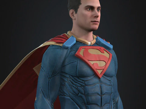 Superman Character 3D Model
