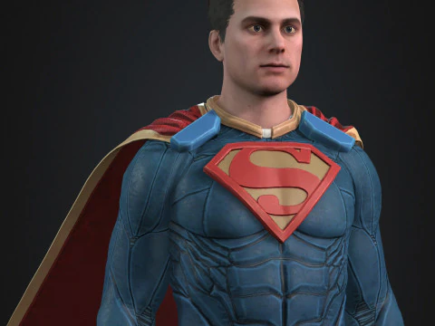Superman Character 3D Model