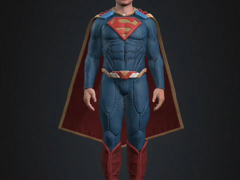 Superman Character 3D Model