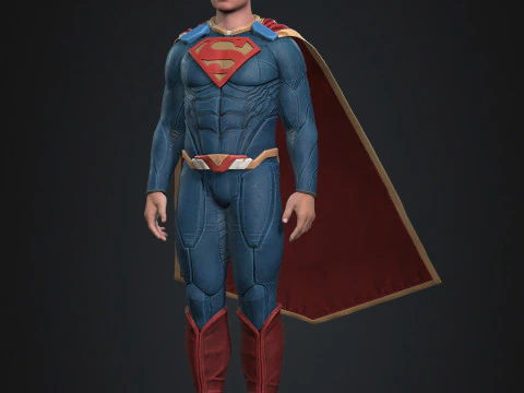 Superman Character 3D Model