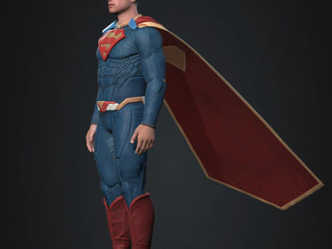 Superman Character 3D Model