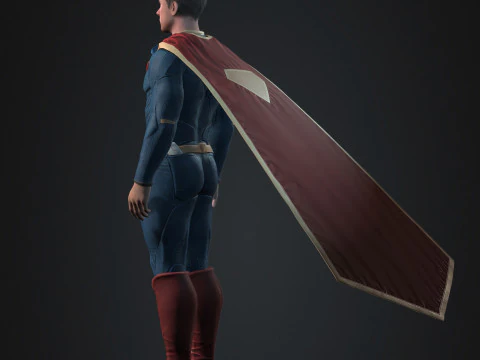 Superman Character 3D Model
