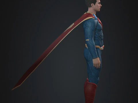 Superman Character 3D Model