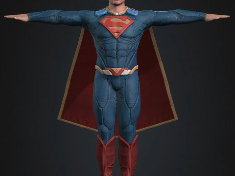 Superman Character 3D Model