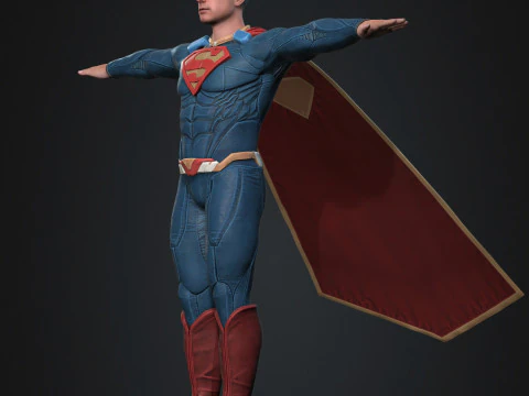 Superman Character 3D Model