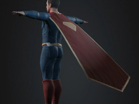Superman Character 3D Model