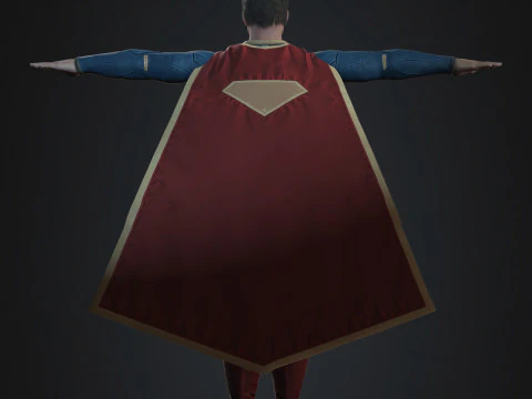 Superman Character 3D Model