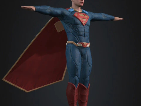 Superman Character 3D Model