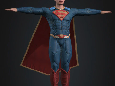 Superman Character 3D Model