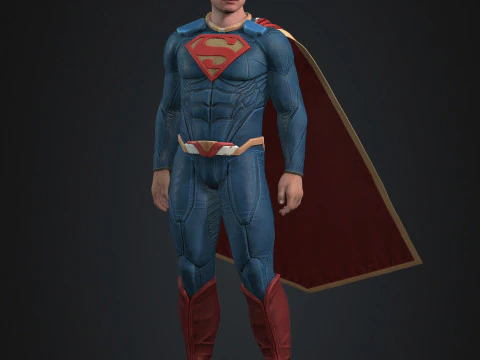 Superman Character 3D Model