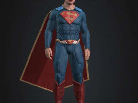 Superman Character 3D Model