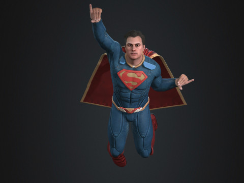 Superman Character 3D Модель