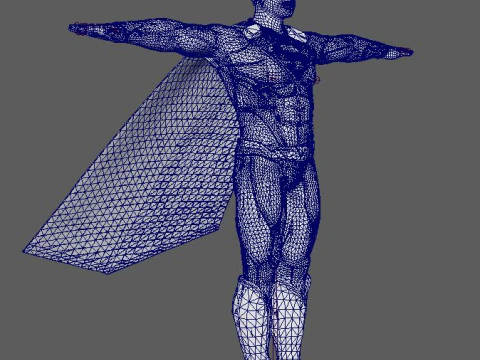 Superman Character 3D Model