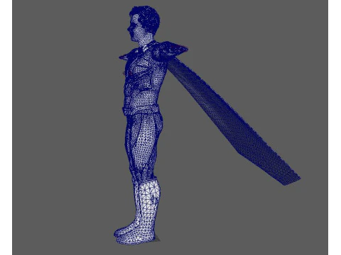 Superman Character 3D Model