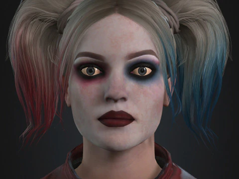 Harley Quinn Karakteri 3D Model