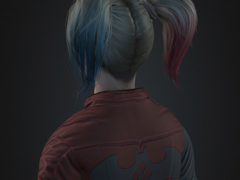 Harley Quinn Character 3D Model