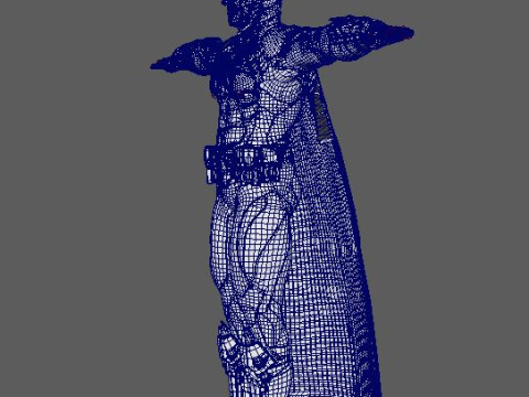 Batman Character 3D मॉडल
