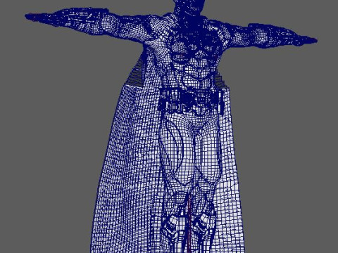 Batman Character 3D मॉडल