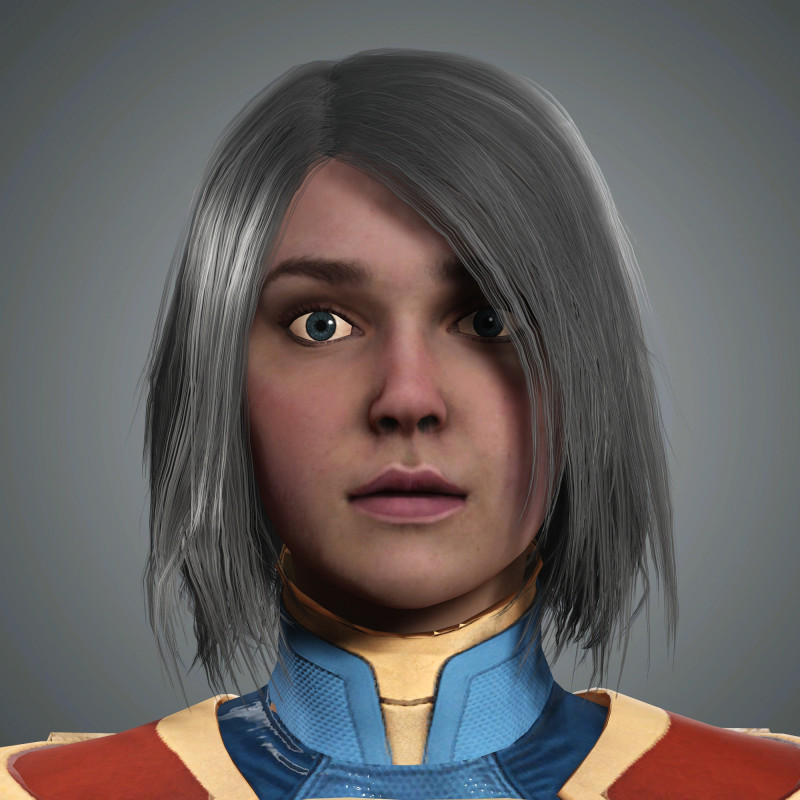 SuperGirl Character 3D-Modell .c4d .max .obj .3ds .fbx .stl .blend