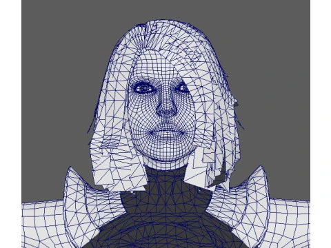 SuperGirl Character 3D Model