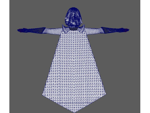 SuperGirl Character 3D-Modell