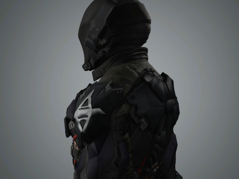 Arkham Knight Character 3D Model