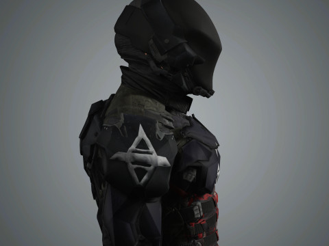 Arkham Knight Character 3D Model