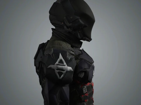Arkham Knight Character 3D Model