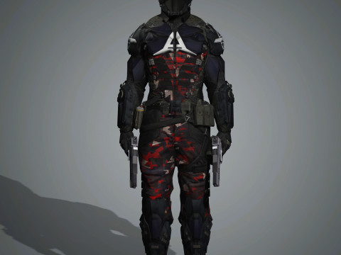 Arkham Knight Character 3D Model