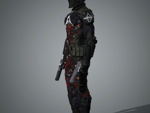 Arkham Knight Character 3D Model
