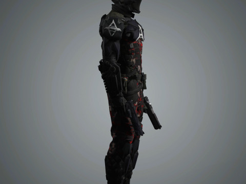 Arkham Knight Character 3D Model