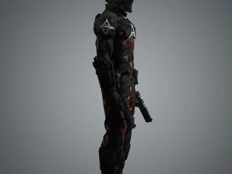 Arkham Knight Character 3D Model