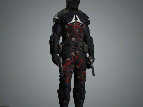 Arkham Knight Character 3D Model