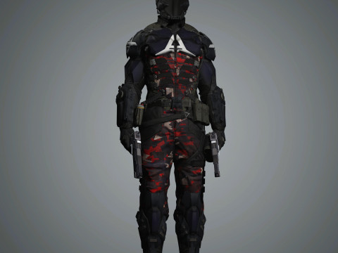 Arkham Knight Character 3D Model