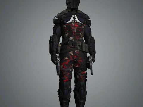 Arkham Knight Character 3D Model