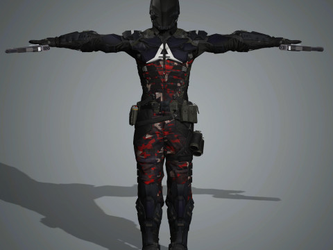 Arkham Knight Character 3D Model