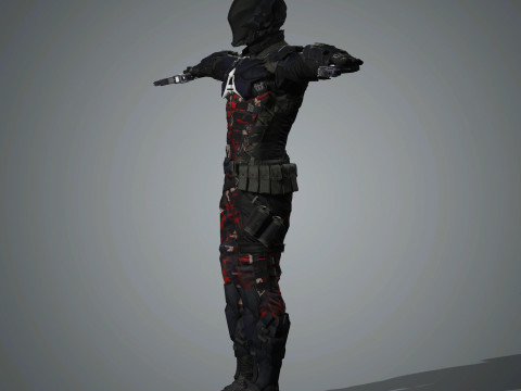 Arkham Knight Character 3D Model