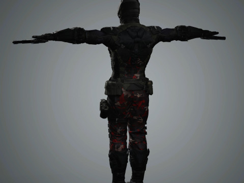 Arkham Knight Character 3D Model