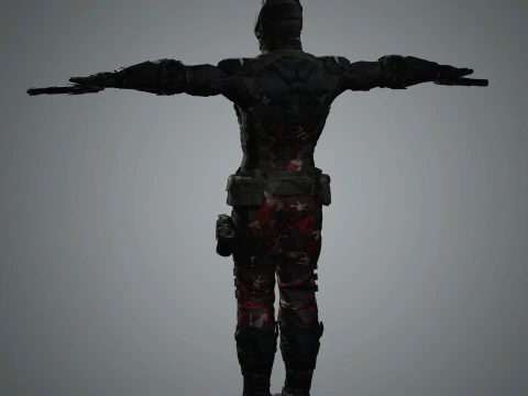 Arkham Knight Character 3D Model