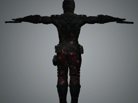 Arkham Knight Character 3D Model