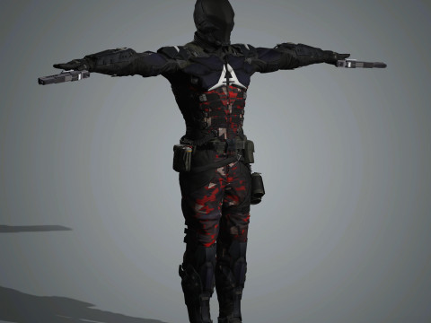 Arkham Knight Character 3D Model