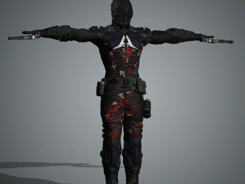 Arkham Knight Character 3D Model