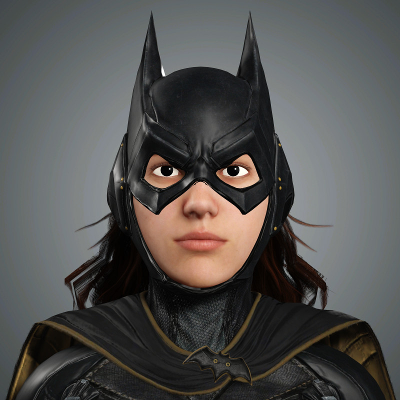 Batgirl Character Model 3D .c4d .max .obj .3ds .fbx .stl .blend