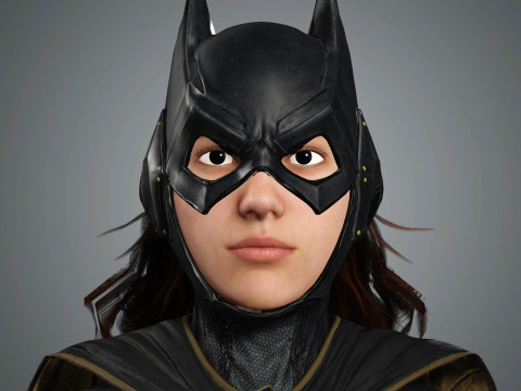 Batgirl Character 3D 모델
