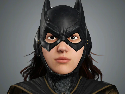 Personaggio Batgirl Modello 3D